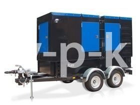 Дизельный генератор ТСС АД-12С-230-1РКМ11 в шумозащитном кожухе на прицепе с АВР  фото