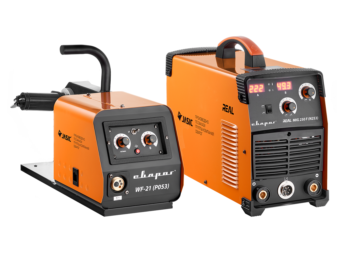 Сварочный полуавтомат инвертор MMA  REAL MIG 250F (N253)+WF21