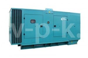 Дизельный генератор CUMMINS C440D5 в кожухе  фото