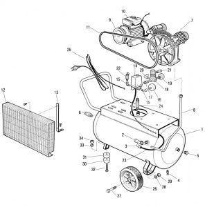 MOTOR FUBAG VCF - 50 CM3 (8119610KOA634) (8119610KOA096) 9412918 фото