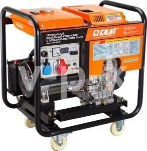 Дизельный генератор Скат УГД-7500ЕТ трехфазная  фото