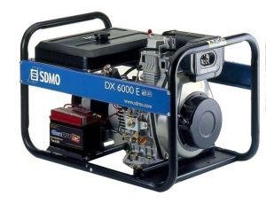 Дизельный генератор  DX 6000E