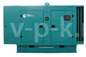 Дизельный генератор  C275D5 в кожухе