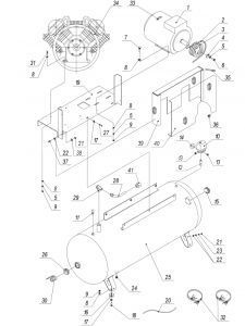Манометр для 500lt100