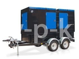 Дизельный генератор ТСС АД-24С-Т400-1РКМ11 в шумозащитном кожухе на прицепе 015017 фото