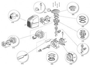 Комплект воздушного фильтра и щуп