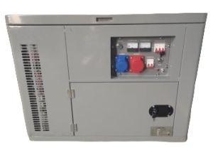 Дизельный генератор Амперос LDG12000E-3 стартер в кожухе с АВР  фото