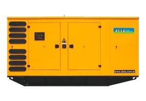 Дизельный генератор Aksa APD500C в кожухе  фото