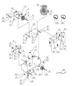 R 3101.00.00.400/500 Решетка в сборе для 50lh20a-1.5 фото