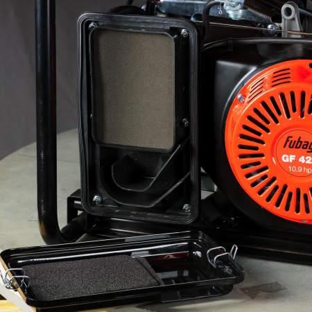 Бензиновый генератор  PRG 5000 ES генератор + Комплект колес и ручек для электростанций в ПОДАРОК