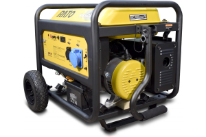 Бензиновый генератор RATO R8500D электростартер + колесный комплект  4-х тактный фото