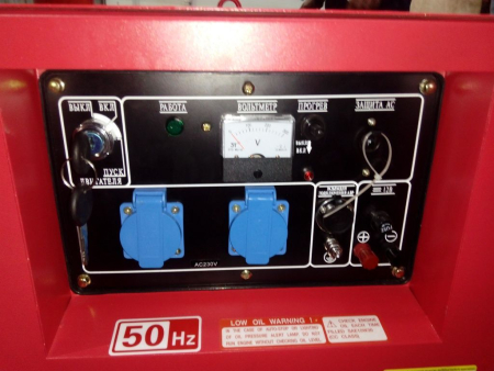 Дизельный генератор Leega LDG7500СLE стартер в кожухе