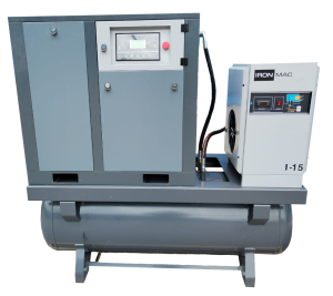 Винтовой компрессор IRONMAC IC 7,5/10 C VSD DF 500L (IP23) с ресивером фото