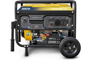 Бензиновый генератор RATO R3000E-L2W электростартер + колесный комплект  4-х тактный фото