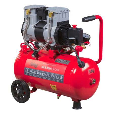 Поршневой компрессор  OLS 250/24 CM2 + Пневмопистолет для накачки в ПОДА