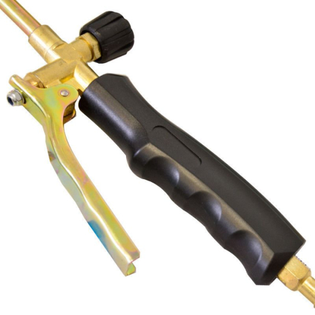 Горелка кровельная газовоздушная ГВ-1000Р (стакан ф 60мм, L=1000 мм, вент.), Foxweld