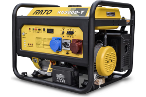 Бензиновый генератор RATO R8500D-T + колесный комплект  4-х тактный фото