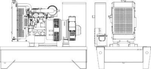 Дизельный генератор Onis Visa F 100 B  фото